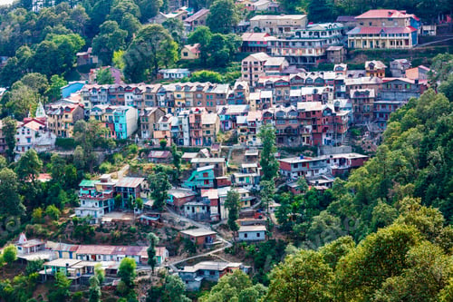 Preview: Hill station Dalhousi town. Himachal Pradesh, India