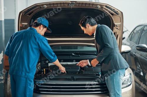 Preview: Men at auto service