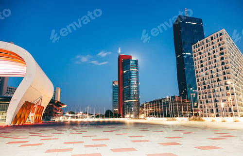 Preview: Skyscrapers and modern architecture in Vienna Austria