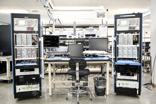 Preview: A workbench location in a technical research and development site.