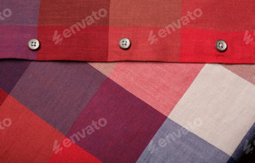 Preview: Square Pattern Fabric Background. Textures Pink And White Cotton Fabric. The Pattern For Textiles