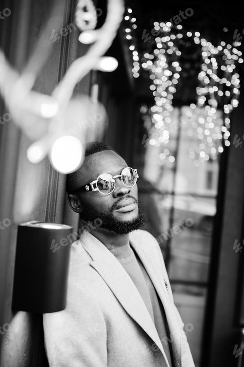 Vista previa: young and handsome african american businessman