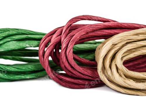 Preview: Rope in skeins, isolated on white background