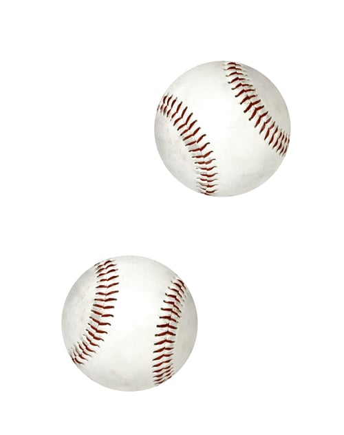 Vorschau: Baseballball isoliert