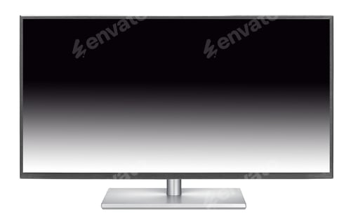 Preview: monitor isolated on white