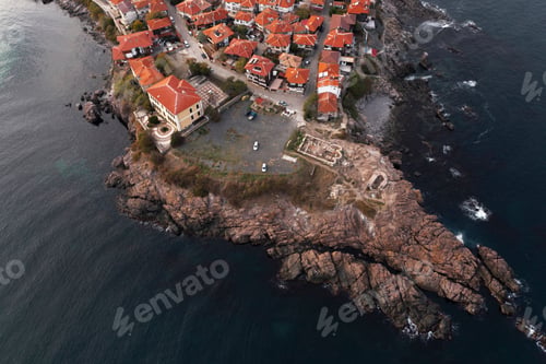 Preview: Aerial view to old town of Sozopol