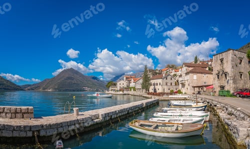 Preview: Panoramic view of Perast town