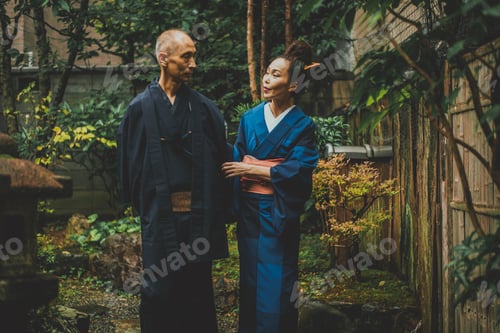 Preview: Senior couple lifestyle moments in a traditional japanese house