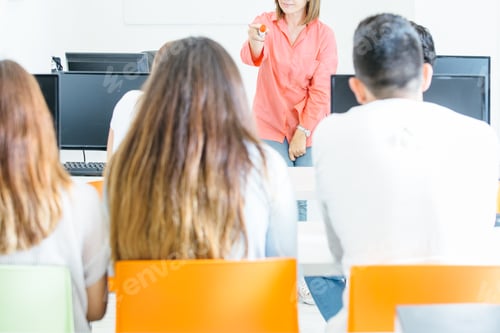 Preview: Educator working with students