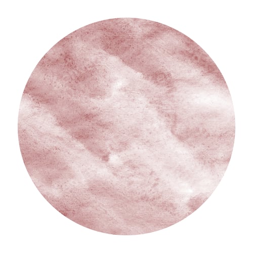 Preview: Burgundi hand drawn watercolor circular frame background texture with stains. Modern design element
