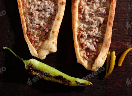 Preview: Meat and cheese pita. Konya, Turkey