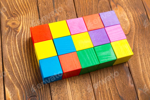Preview: Toy wooden blocks
