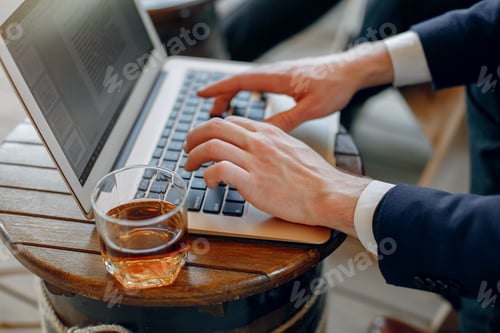 Preview: Two businessmen working at the office