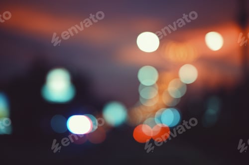 Preview: Festive background with LED lights garland. Christmas and New Year background.