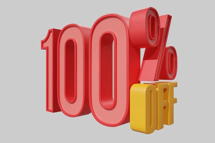Preview: 100% off.