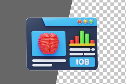 Preview: Internet of Behavior (IoB) 3D Icon