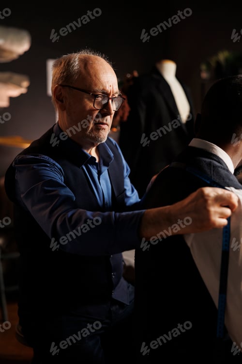 Preview: Tailor Fitting a Suit Jacket in Fashion Atelier