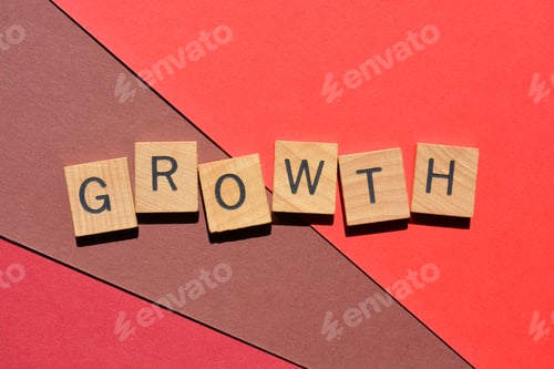 Preview: Growth, word as banner headline