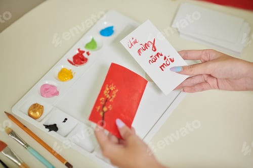 Preview: Woman Creating Greeting Cards