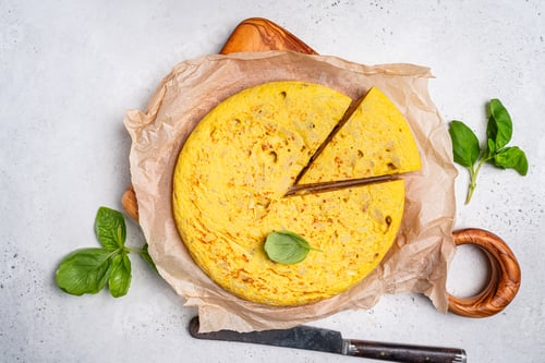 Preview: Spanish omelette with potatoes and onion