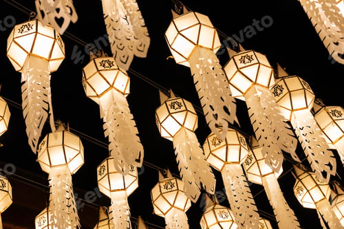 Preview: Colorful Lantern Ceiling at Night Festival