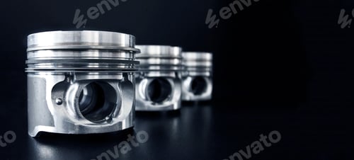 Preview: Pistons on black.