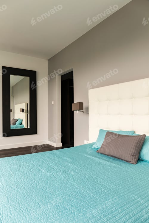 Preview: Marital bed in bright room