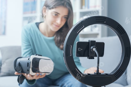 Preview: Girl creating videos for social media