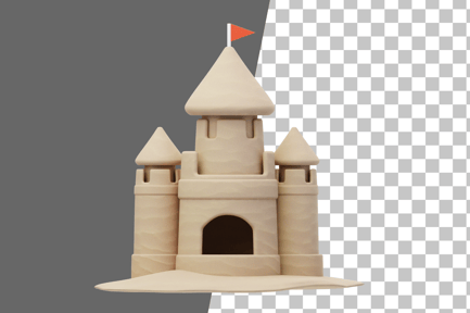 Preview: Sand Castle 3D Icon
