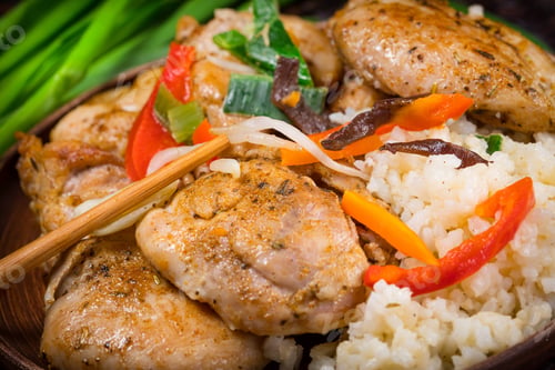 Preview: Fried pieces of chicken.