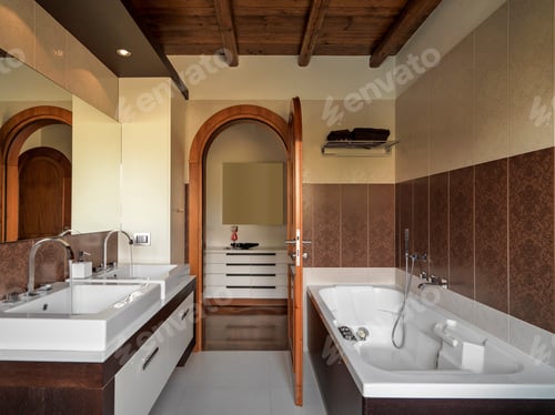 Preview: Interior of the Modern Bathroom