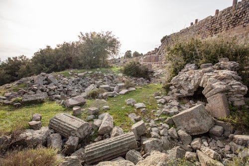 Preview: The Temple of Athena ruin in Assos Ancient City. Canakkale, Turkey.