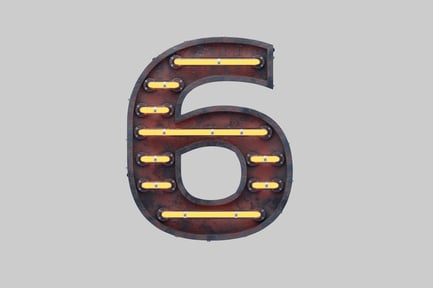 Preview: Steampunk six shape rusty texture