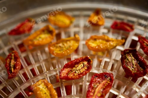 Preview: Drying colorful cherry tomatoes in a dehydrator for healthy snacks during summer