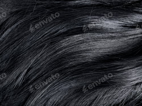 Preview: Wavy black hair