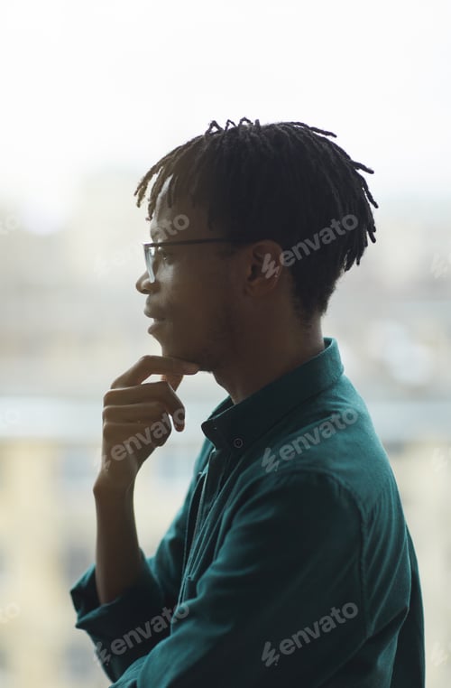 Preview: Pensive African man