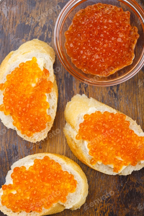Preview: Red salmon caviar
