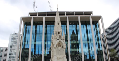 Preview: Closeup of Paradise Birmingham Chamberlain Square in central Birmingham, England