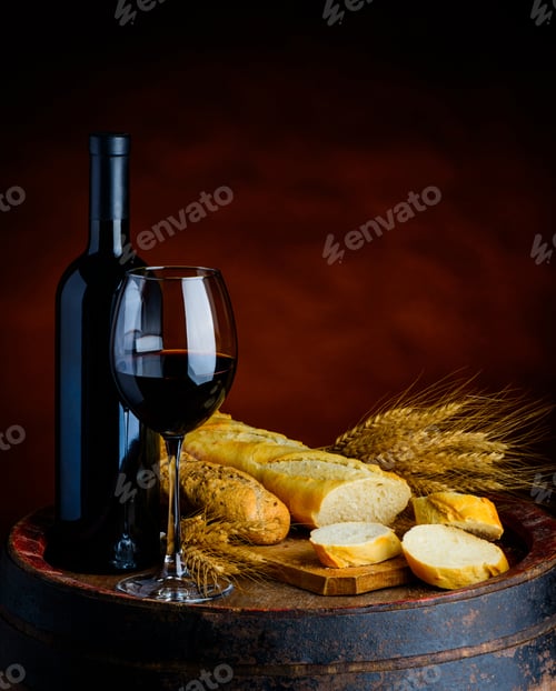 Preview: Red Wine and Baguette