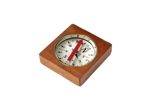 Preview: Detailed wooden compass