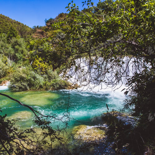 Preview: Beautiful waterfalls and lakes in the Krka National Park in Croatia