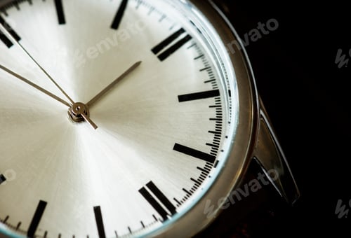 Preview: Closeup macro shot of a watch