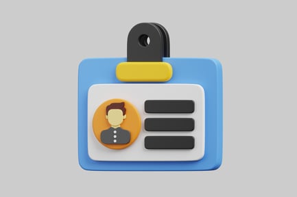 Vorschau: Mitarbeiterausweis mit Halter