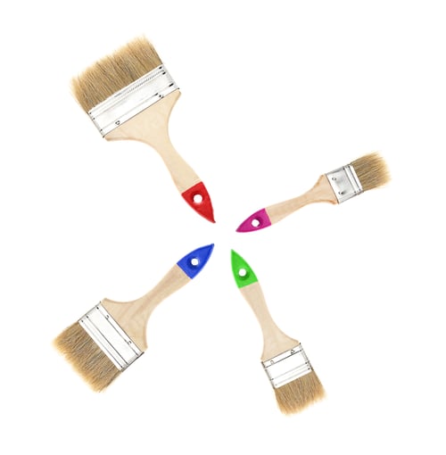 Preview: Paintbrush brushing paint
