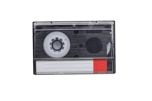 Preview: vhs retro video isolated cassette vintage
