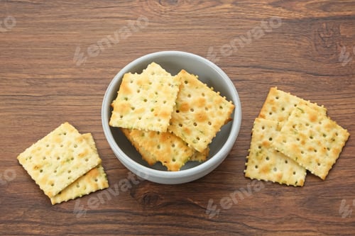 Preview: Stacked square biscuits
