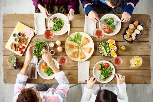 Preview: Family Gathering at Dinner Table