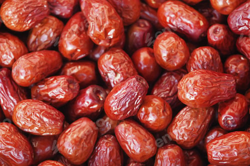 Preview: Close-up of freshly harvested dates highlighting their texture