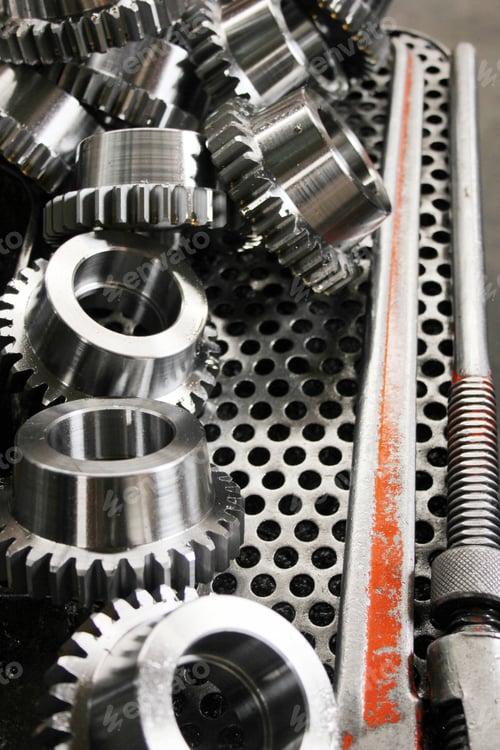 Preview: Shiny Gears and Tooling on Metal Mesh