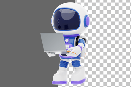 Preview: Astronaut Communicating with Mission Control 3D Illustration